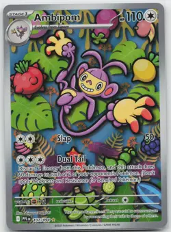 Ambipom Illustration Rare ME02: Phantasmal Flames 107/094 Pokemon TCG - Image 1