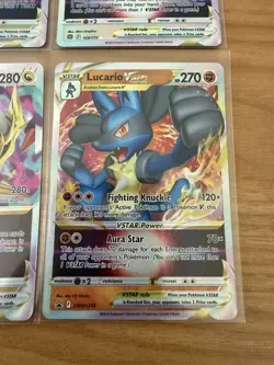 Pokemon Vstar Lot of 6 Arceus Shaymin Giratina Lucario Near Mint NM - Image 5