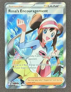Pokemon Perfect Order Ultra Rare Rosa's Encouragement #114 - Image 1