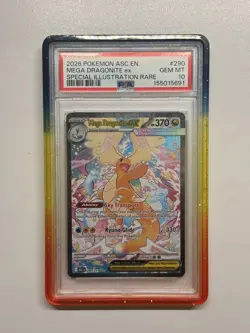 2026 POKEMON ASCENDED HEROES SPECIAL ILLUSTRATION RARE MEGA DRAGONITE EX PSA 10 - Image 1