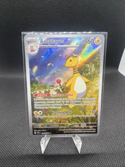 Ampharos 090/086 Crown Zenith Holo Rare Stage 2 160 HP English 2024 - Image 1