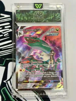 Rayquaza VMAX TG20/TG30 Pokemon Silver Tempest Trainer Gallery VMAX Rare NM - Image 1