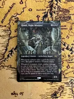 Gonti, Night Minister Foil Borderless Rare Aetherdrift (DFT) MTG - Image 1