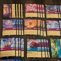 Disney Lorcana Fabled Set Ready Custom Burple Deck (Sapphire - Amethyst) - Image 2