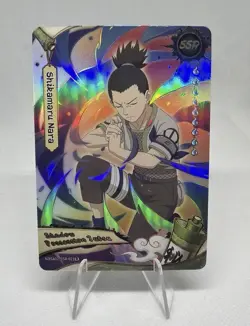 Naruto Kayou Eng Series 2 Card - Shikamaru Nara - NRSA02-SSR-021L3 NM - Image 1