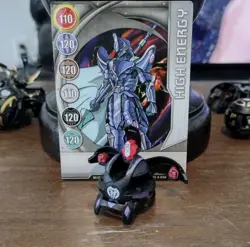 Bakugan B1 Darkus Siege 400G Black Battle Brawlers W/ Card Rare! - Image 1