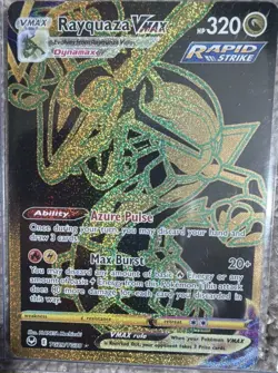 RAYQUAZA VMAX TG29/TG30 Silver Tempest Trainer Gallery Secret Rare Pokemon card - Image 1
