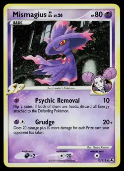 Pokemon Card - Mismagius GL Rising Rivals 10/111 Holo Rare - Image 1