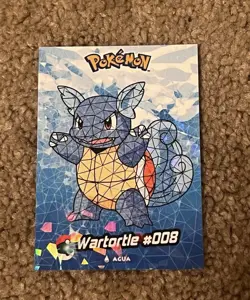 Wartortle #8 - Cracked Ice Holo - Crystal Collection 2024 - Pokemon Card - Image 1