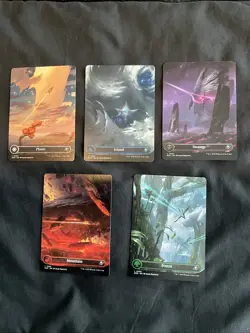 MTG Edge Of Eternities Full Art Lands Non-foil - Set Of 5 - Image 1