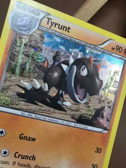 Pokemon TCG XY: Furious Fists Tyrunt 61/111 Cosmos Holo Card HP - Image 5