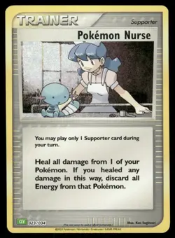 Pokemon Cards Pokemon Nurse (CLV) 023/034 Trading Card Game Classic Holo NM - Image 1