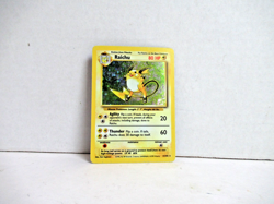 Raichu Pokemon Card Holo WOTC 14/102 Base Set Rare Vintage 1999 LP+ - Image 1