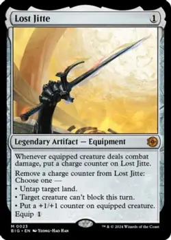 [1x] Lost Jitte Near Mint, English Outlaws Singles MTG Magic - Image 1