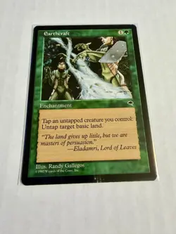 Earthcraft Tempest MTG Magic the Gathering Reserved List LP - Image 1