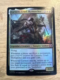 Carmen Cruel Skymarcher M Commander: The Lost Caverns of Ixalan 5 Near Mint Foil - Image 1