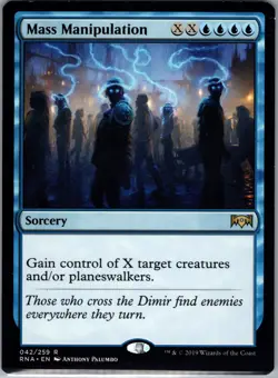 Mass Manipulation Ravnica Allegiance Regular - Image 1