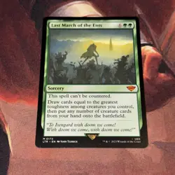 Last March Of The Ents X1 Mtg Lord Of The Rings Nm - Image 1