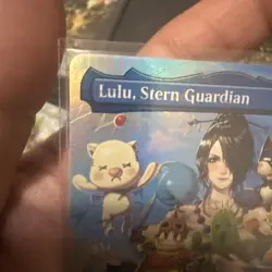 FOIL - Lulu, Stern Guardian (Borderless) (Chocobo Track Foil) - Commander: FINAL - Image 2