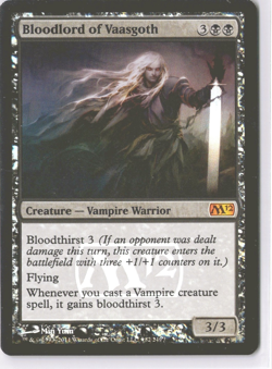 MTG Bloodlord Of Vaasgoth (*82) *Foil* PreRelease Promo Core Set 2012 MT/NM - Image 1