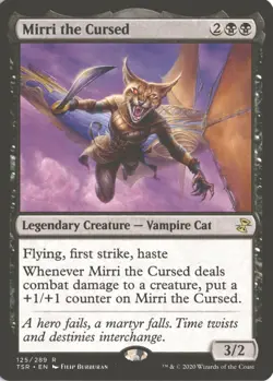 MTG Mirri the Cursed (125) Non-Foil Base Rare Time Spiral: Remastered 2021 NM - Image 1