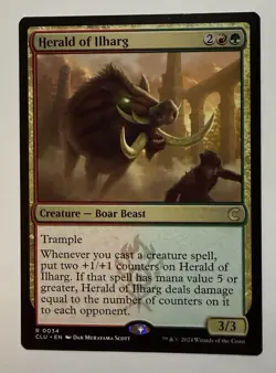 MTG Herald of Ilharg Ravnica: Clue Edition 0034 NM - Image 1