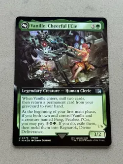 Vanille, Cheerful l'Cie - #475 FOIL (Extended Art) Final Fantasy FIN - MTG - NM - Image 1