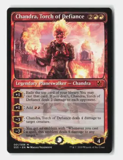 Chandra, Torch of Defiance 1 Signature Spellbook: Chandra MTG NM - Image 1