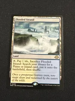 MTG Flooded Strand Modern Horizons 3 0220 Regular Rare NM - Image 1