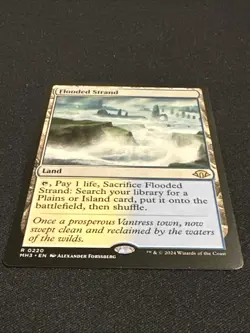 MTG Flooded Strand Modern Horizons 3 0220 Regular Rare NM - Image 2