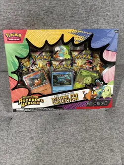 Pokemon TCG Mega Evolution Ascended Heroes First Partners Deluxe Pin Collection! - Image 3