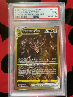 2023 Pokemon SWSH Crown Zenith GG69 Giratina Gold VSTAR PSA 9 Mint - Image 1