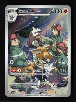 Excadrill 174/162 Illustration Rare Temporal Forces Pokemon Near Mint - Image 1