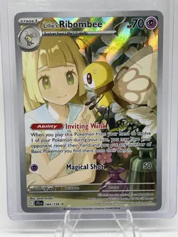 Pokemon SV09: Journey Together Lillie's Ribombee #164/159 - Image 1