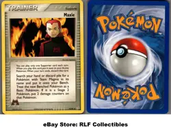 2004 Pokemon, Team Magma vs Aqua, #73/95 Maxie, Uncommon - Image 1