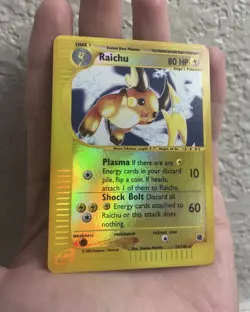 Raichu Expedition Base Set Reverse Holo 25/165 2002 Pokemon - Image 2