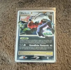 Nintendo Darkrai LV.X 104/106 Diamond & Pearl Holo Rare 100 HP German 2008 - Image 1