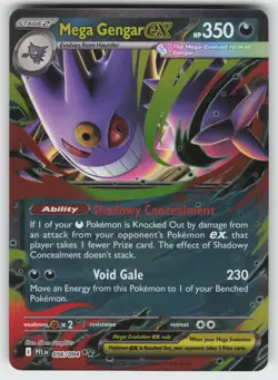 Mega Gengar ex Double Rare ME02: Phantasmal Flames 056/094 Pokemon - Image 1