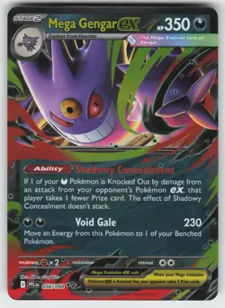 Mega Gengar ex Double Rare ME02: Phantasmal Flames 056/094 Pokemon - Image 1