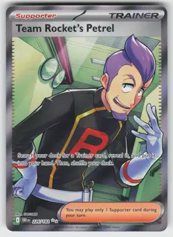 Team Rocket's Petrel Ultra Rare SV10: Destined Rivals 226/182 Pokemon - Image 1