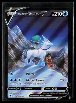 Ice Rider Calyrex V TG14/TG30 Ultra Rare Astral Radiance Trainer Gallery NM - Image 1