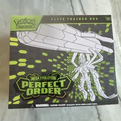 Pokemon TCG: Mega Evolution Perfect Order Elite Trainer Box (ETB) Factory Sealed - Image 1