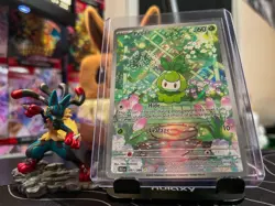 Pokemon TCG Petilil #091 NM! Sv: Black Bolt Full Art Illustration Rare Eng (BLK) - Image 1