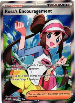 Rosa's Encouragement 114/088 Ultra Rare Perfect Order Pokemon Near Mint - Image 1