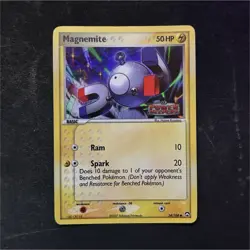 Nintendo Pokemon TCG Magnemite 54/108 EX Power Keepers Rev Holo 2007 - Image 1