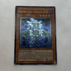 Yu-Gi-Oh! Destiny Hero - Diamond Dude EOJ-EN003 Ultimate Rare Foil 1st MP/HP - Image 1