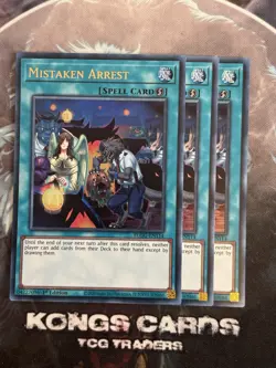 3X BLGG-EN114 Mistaken Arrest Ultra Rare YuGiOh! PLAYSET - Image 1