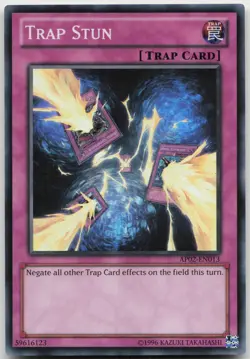 Trap Stun AP02-EN013 Super Rare Lightly Played Yugioh - Image 2
