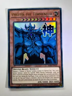 Obelisk the Tormentor RA05-EN129 Ultra Rare 1st Edition YuGiOh Card NM - Image 1