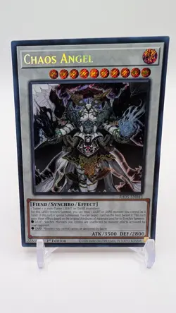 YUGIOH Secret Rare Chaos Angel RA05-EN043 1st Edition - Image 1